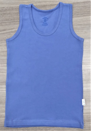 Майка для мальчиков однотонная 21001-1