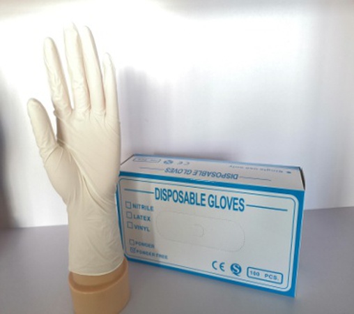 Одноразовые нитриловые перчатки