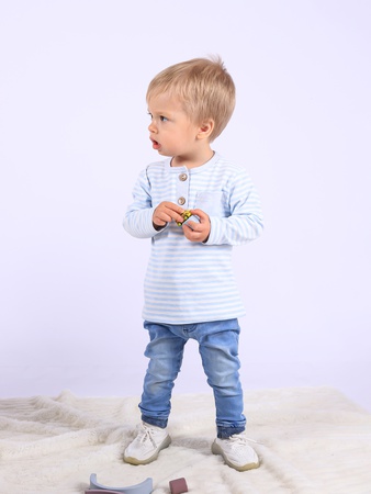 Кофта полосатая для мальчиков и девочек