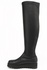Schwarze Overknee-Stiefel s205