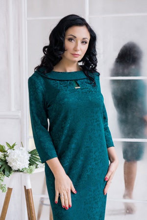 Платье 2998/розовый, синий, малиновый, красный, зеленый.