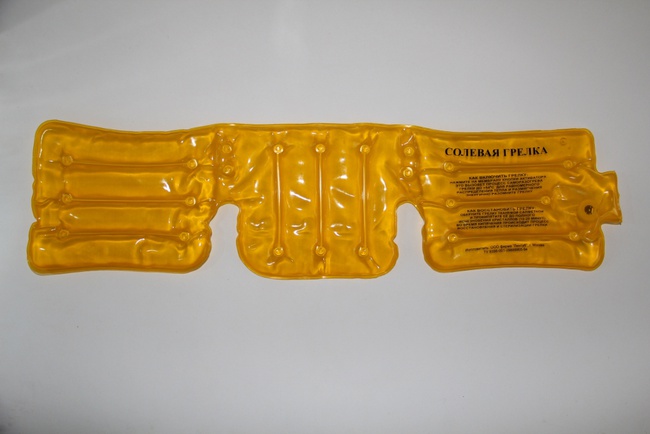 Грелки солевые саморазогревающиеся многократного использования.