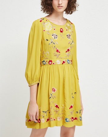 Stylish Yellow women dress