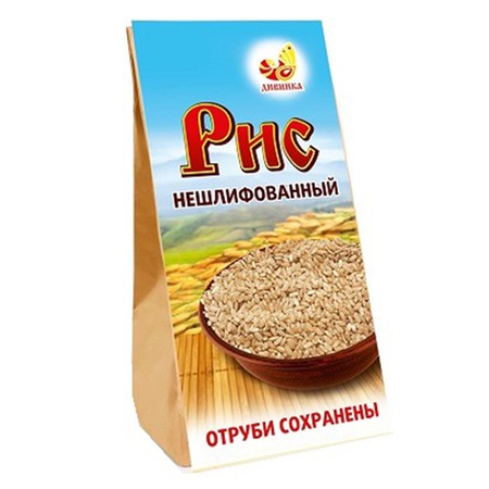 Рис нешлифованный, Дивинка, 500 г