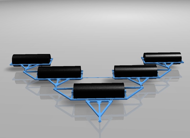 بكرات مملوءة بالماء KVNP-10 (720) (متأخرة)