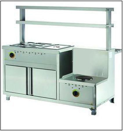 Kantinler ve kafeler için yiyecek ısıtıcısı