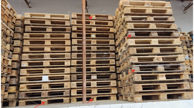 Поддон деревянный 1200*800