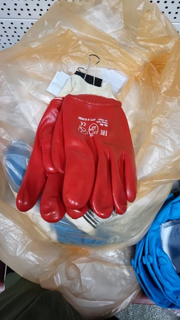 Перчатки нитриловые МБС с манжетом