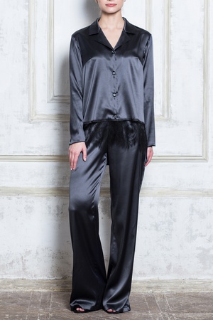 İpek pantolon takım