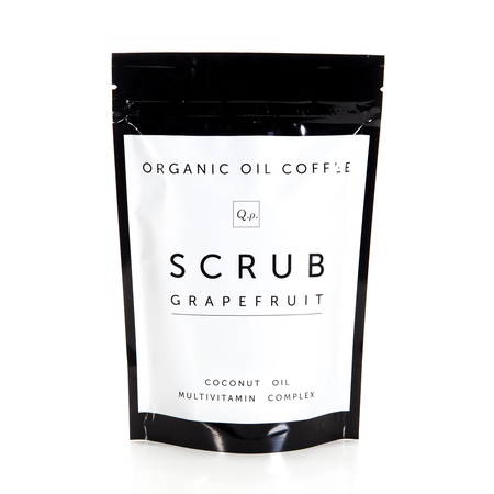 Натуральный Масляный кофейный скраб с эфирным маслом Грейпфрута 250 гр.