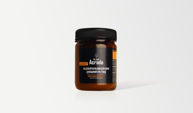 Восстанавливающий Медовый SPA-Бальзам для тела и волос Acrada, 200 мл.