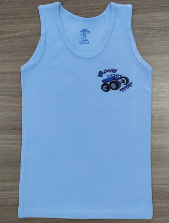 Майка для мальчиков 21001-1 с принтом