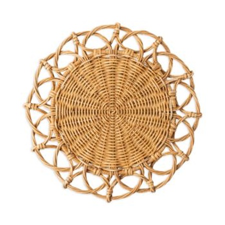 Экологичные тканые салфетки из морской травы/подставка  ручной работы. Вьетнамская круглая салфетка