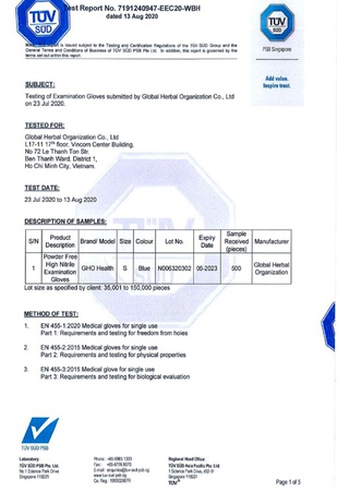 Нитриловые перчатки