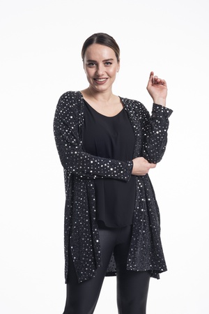 Кардиган с блестками