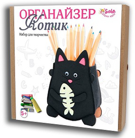 Органайзер Котик. Набор для творчества.