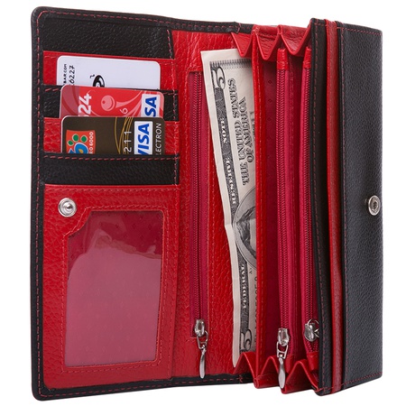 Кошелёк большой женский натуральная кожа ПЖ088