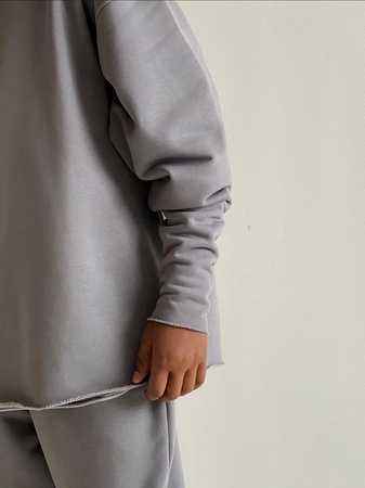 A two-piece suit in sport-chic style.