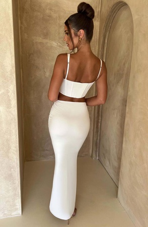 Комплект из бюстье и юбки