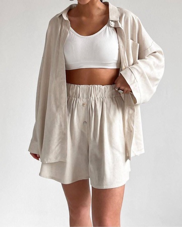 Костюмы из льна