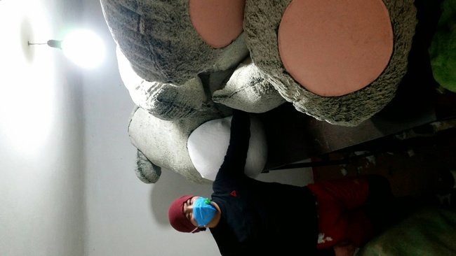 Большой плюшевый мишка 4м.