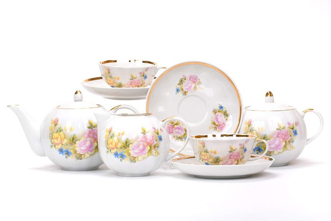 Сервиз чайный - Сесиль (Тюльпан, 15 предметов)