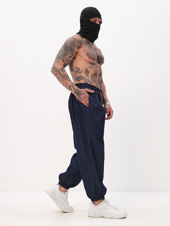 Штаны Джинсовые укороченные широкие