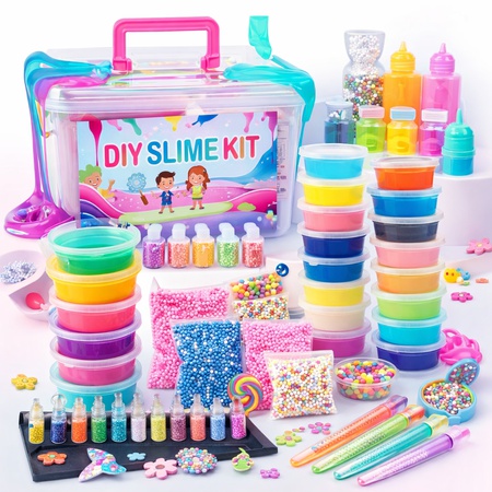 Non-Toxic DIY Slime Making Kit for Kids