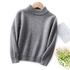 Full woolen sweater for boys and girls with thick round neck knitted underlining short style sweaters