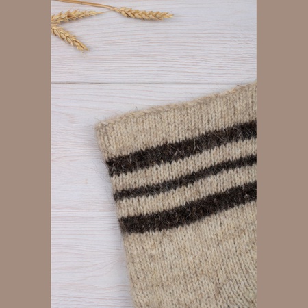 Наколенники бежевый длина 40 см