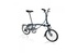 BROMPTON STEEL M6L FOLDING BIKE WITH MUDGUARDS & FRONT CARRIER BLOCK (World Racycles)