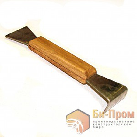 Galvanizli keski 320 mm, ahşap saplı