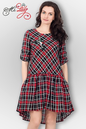 1277-3 dress in a cage, sizes 44-50