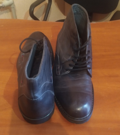 Men's boots made of genuine leather New 45 size Turkey DERIMOD