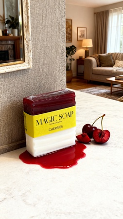 Soap bar and massage soap grape issabella