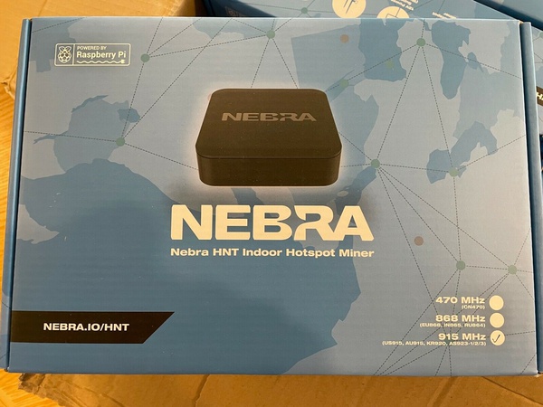 Nebra Helium Hotspot - Внутренний майнер $ HNT - US915 - В РУКУ - Доставка на следующий день