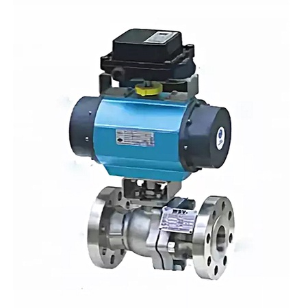 Шаровой кран с приводом, титановый