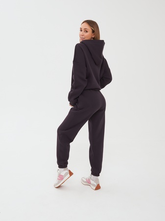 Костюм спортивный из флиса теплый OVERSIZE
