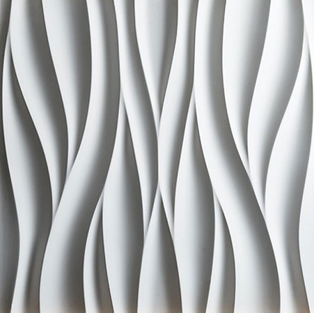 Гипсовая декоративная 3d панель «Волна»