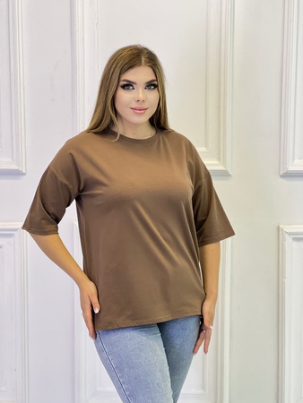 Футболка 013 табачно- коричневый