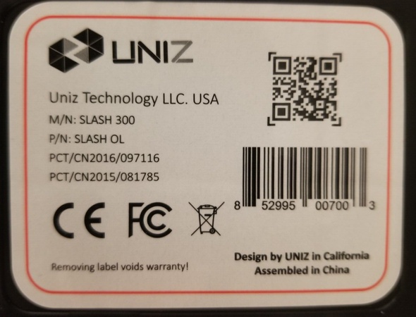 UNIZ SLASH PLUS 300 ZABS IVORY **НОВИНКА**