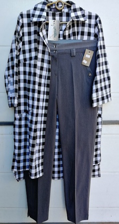 Рубашка туника+ брюки с шнурком