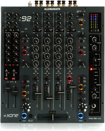 Аналоговый DJ-микшер Allen & Heath Xone92 с 4-полосным эквалайзером и многорежимными фильтрами