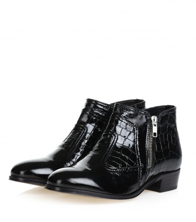 Patentstiefel mit zwei Reißverschlüssen n137