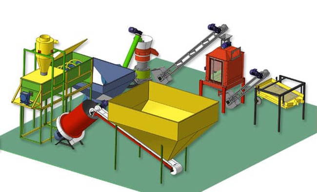Feed pelletizing line Artmash
