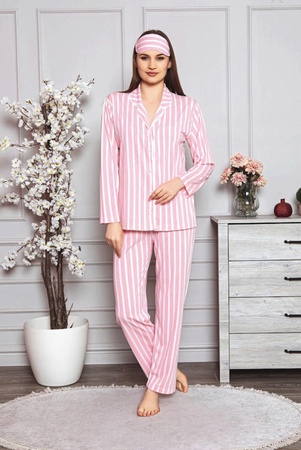 Pamuk Kadın Pijama Takımı Uyku Giyim Made in Türkiye