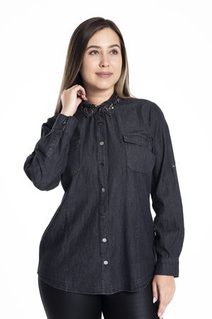 Джинсовая рубашка