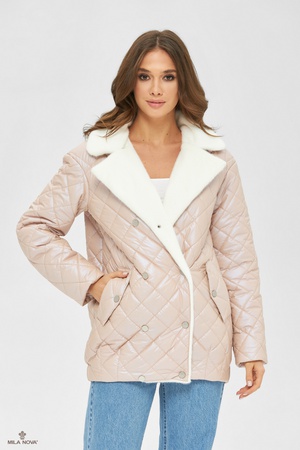 MILA NOVA JACKET K-167 BEIGE