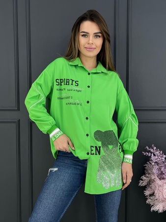 Рубашка#388-спорт шик