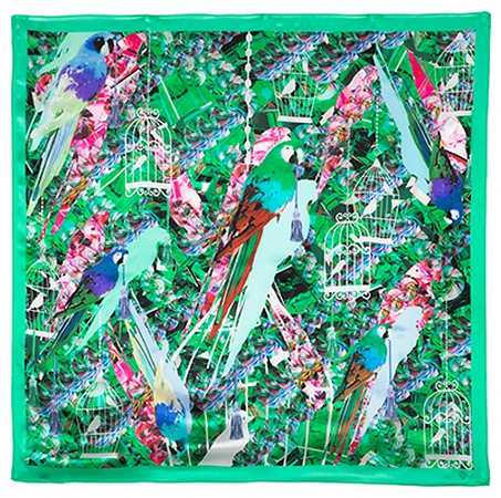 Seidensatinschals 89 × 89